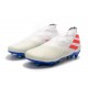 Scarpe Calcetto Adidas Nemeziz 19+ FG Bianco Arancione