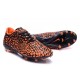 Scarpe Calcio Nike Hypervenom Phinish Tacchettatura FG Arancio Nero