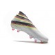 Scarpe Calcetto Adidas Nemeziz 19+ FG Bianco Nero Argento