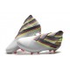 Scarpe Calcetto Adidas Nemeziz 19+ FG Bianco Nero Argento