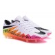Scarpe Calcio Nike Hypervenom Phinish Tacchettatura FG Bianco Rosa Nero