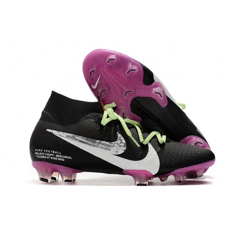 Nike Scarpa Mercurial Superfly 7 Elite SE FG Nero Viola Bianco