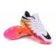Scarpe Calcio Nike Hypervenom Phinish Tacchettatura FG Bianco Rosa Nero