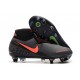 Nike Phantom Vision Elite DF Anti-Clog SG-PRO Grigio Scuro Mango Acceso Nero