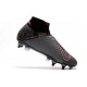 Nike Phantom Vision Elite DF Anti-Clog SG-PRO Grigio Scuro Mango Acceso Nero