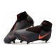 Nike Phantom Vision Elite DF Anti-Clog SG-PRO Grigio Scuro Mango Acceso Nero