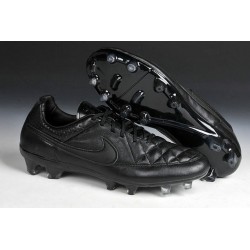 Scarpa da Calcio per Terreni Duri Nike Tiempo Legend V FG Tutto Nero