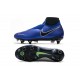 Nike Phantom Vision Elite DF Anti-Clog SG-PRO Bianco Nero Blu Racer