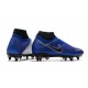 Nike Phantom Vision Elite DF Anti-Clog SG-PRO Bianco Nero Blu Racer