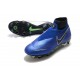 Nike Phantom Vision Elite DF Anti-Clog SG-PRO Bianco Nero Blu Racer