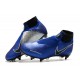 Nike Phantom Vision Elite DF Anti-Clog SG-PRO Bianco Nero Blu Racer