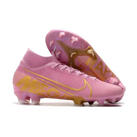 Nike Scarpa Mercurial Superfly 7 Elite SE FG Rosa Oro