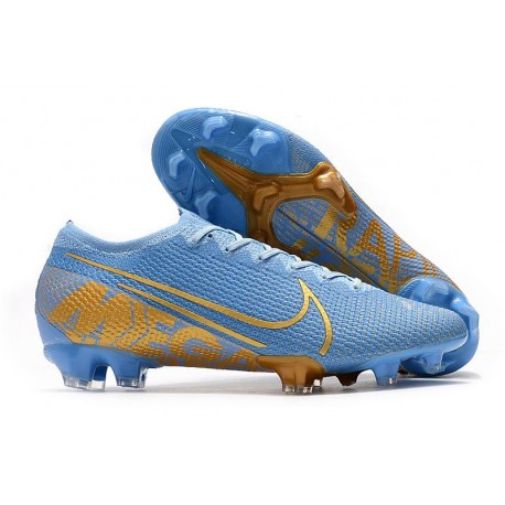 Nuovo Scarpe Nike Mercurial Vapor 13 Elite FG Blu Oro