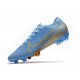 Nuovo Scarpe Nike Mercurial Vapor 13 Elite FG Blu Oro