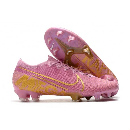 Nuovo Scarpe Nike Mercurial Vapor 13 Elite FG Rosa Oro