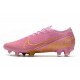 Nuovo Scarpe Nike Mercurial Vapor 13 Elite FG Rosa Oro