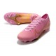 Nuovo Scarpe Nike Mercurial Vapor 13 Elite FG Rosa Oro