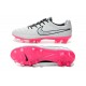 Scarpa da Calcio per Terreni Duri Nike Tiempo Legend V FG Bianco Rosa