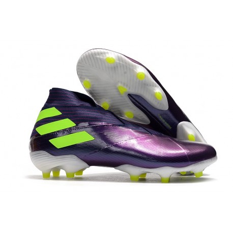 Adidas Scarpa Calcio Nemeziz 19+ FG - Viola Giallo