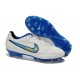 Scarpa da Calcio per Terreni Duri Nike Tiempo Legend V FG Bianco Blu