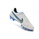 Scarpa da Calcio per Terreni Duri Nike Tiempo Legend V FG Bianco Blu