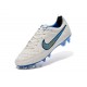 Scarpa da Calcio per Terreni Duri Nike Tiempo Legend V FG Bianco Blu