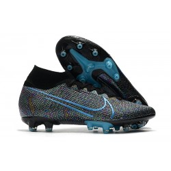 Scarpe Nike Mercurial Superfly 7 Elite AG-Pro Nero Blu