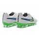 Scarpa da Calcio per Terreni Duri Nike Tiempo Legend V FG Bianco Verde