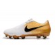 Scarpa Nuovo Nike Phantom Vnm Elite FG Bianco Oro Nero