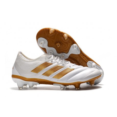 Scarpa da Calcio adidas Copa 19.1 FG Uomo -Bianco Oro Metallico