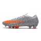 Nuovo Nike Mercurial Vapor 13 CR7 Elite FG Bianco Arancione Total Nero
