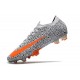 Nuovo Nike Mercurial Vapor 13 CR7 Elite FG Bianco Arancione Total Nero