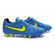 Scarpa da Calcio per Terreni Duri Nike Tiempo Legend V FG Blu Giallo