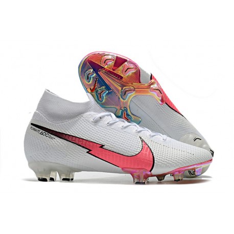 Scarpe Nike Mercurial Superfly VII Elite DF FG Bianco Rosso