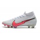 Scarpe Nike Mercurial Superfly VII Elite DF FG Bianco Rosso