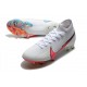 Scarpe Nike Mercurial Superfly VII Elite DF FG Bianco Rosso