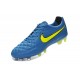 Scarpa da Calcio per Terreni Duri Nike Tiempo Legend V FG Blu Giallo