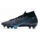 Scarpe Nike Mercurial Superfly VII Elite DF FG Nero Blu