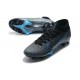 Scarpe Nike Mercurial Superfly VII Elite DF FG Nero Blu