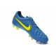 Scarpa da Calcio per Terreni Duri Nike Tiempo Legend V FG Blu Giallo