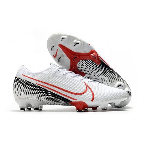 Nike Mercurial Vapor XIII Elite FG Bianco Cremisi Laser Nero