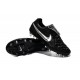Scarpa da Calcio per Terreni Duri Nike Tiempo Legend V FG Nero Metallico