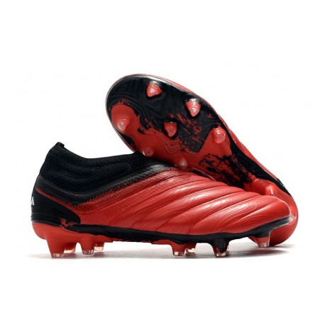 Scarpa adidas Copa 20+ FG da Uomo - Rosso Active Bianco Nero Core