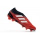 Scarpa adidas Copa 20+ FG da Uomo - Rosso Active Bianco Nero Core