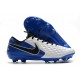 Nike Tiempo Legend 8 Elite FG ACC Scarpe Bianco Blu Nero