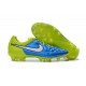Nike Scarpe Calcio Tiempo Legend 5 FG Canguro Blu Volt Bianco