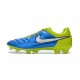 Nike Scarpe Calcio Tiempo Legend 5 FG Canguro Blu Volt Bianco