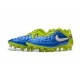 Nike Scarpe Calcio Tiempo Legend 5 FG Canguro Blu Volt Bianco