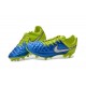 Nike Scarpe Calcio Tiempo Legend 5 FG Canguro Blu Volt Bianco