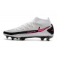 Scarpe calcio Nike Phantom GT Elite DF FG Bianco Rosa Blast Nero